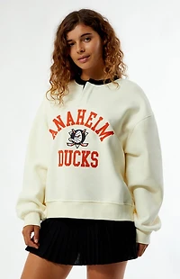 WILD COLLECTIVE x NHL Anaheim Ducks Henley Sweatshirt