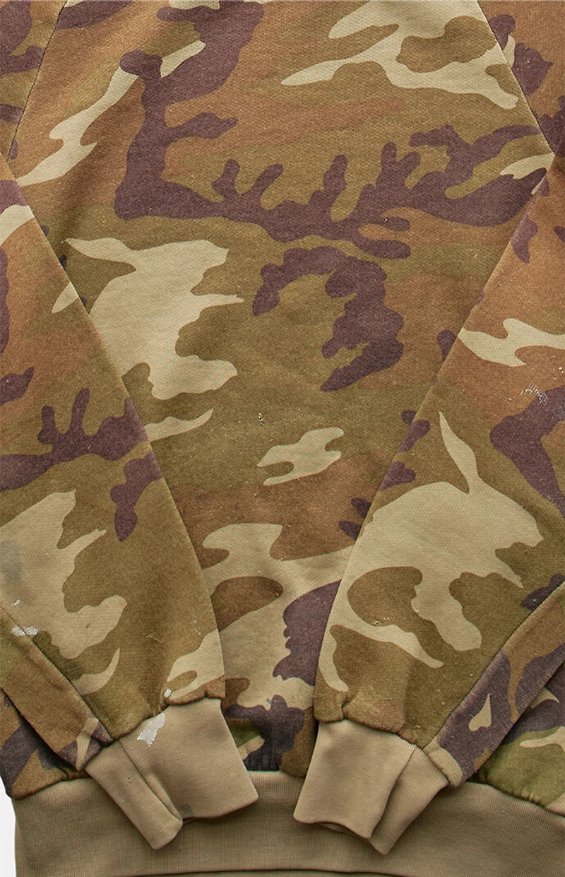 PS VINTAGE '80s Camo Crew Neck Sweatshirt