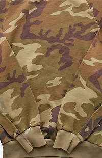 PS VINTAGE '80s Camo Crew Neck Sweatshirt