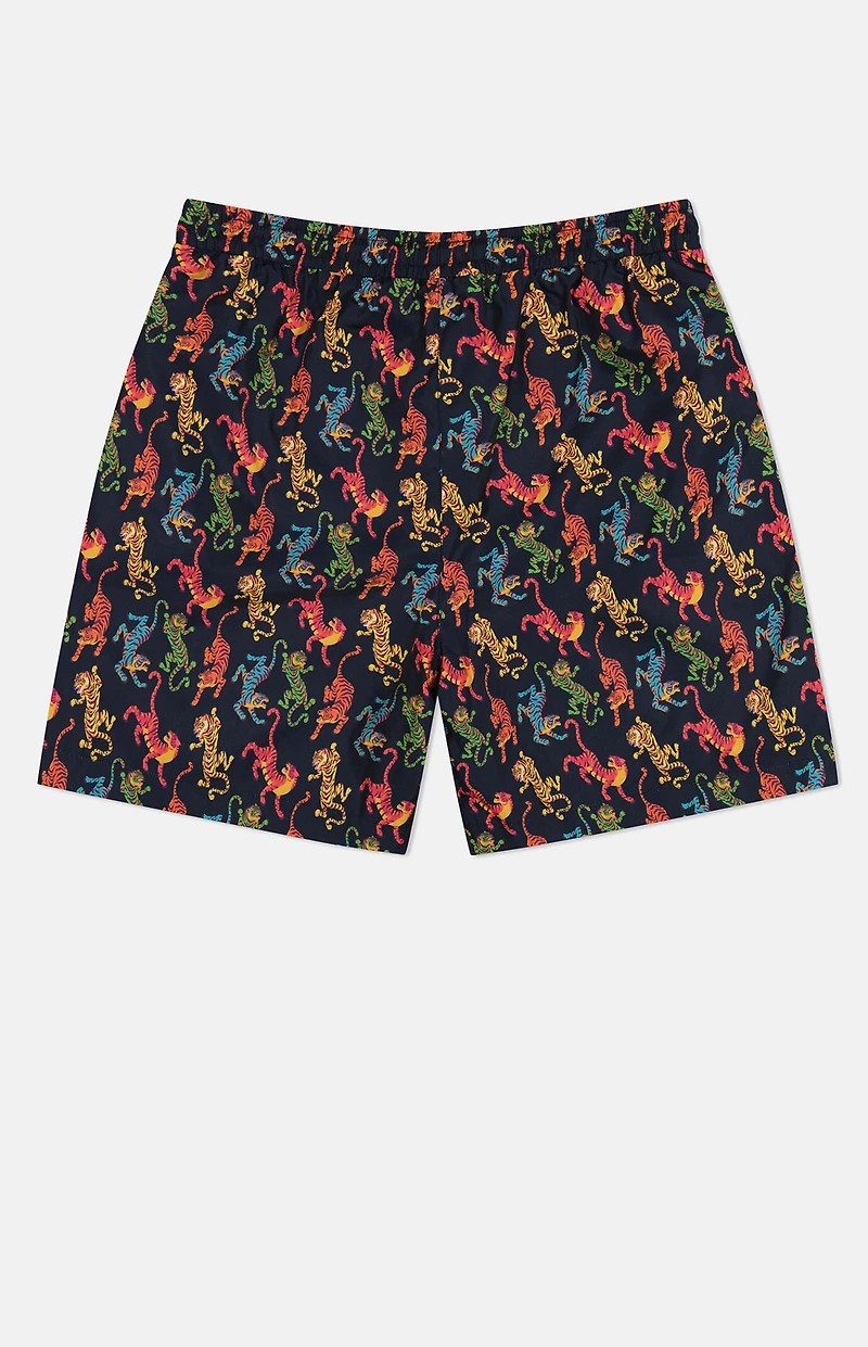 WeSC Zack Tiger AOP 5" Swim Trunks