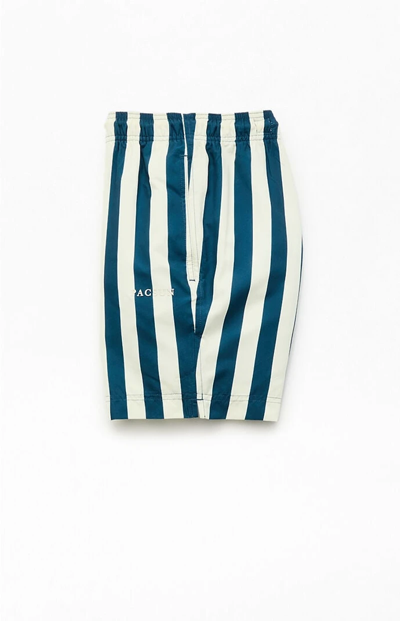 Pacsun Dune Striped 4.5" Swim Trunks