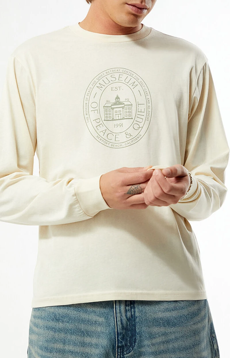 MUSEUM OF PEACE & QUIET Retreat Center Long Sleeve T-Shirt
