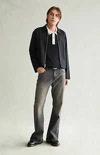 Pacsun Jordan Baggy Bootcut Jeans Washed Black