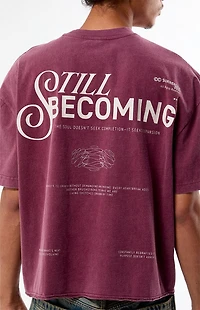 Pacsun Still Becoming Cropped Boxy T-Shirt