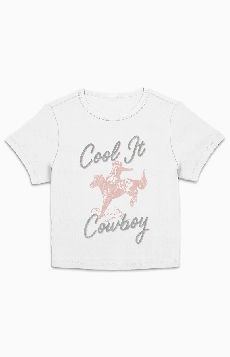 Cool It Cowboy Cropped T-Shirt