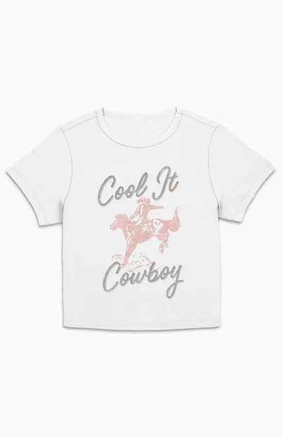 Cool It Cowboy Cropped T-Shirt