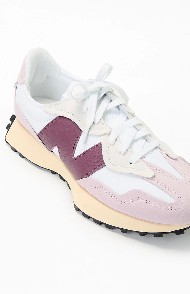 New Balance Pink & Purple 327 Sneakers