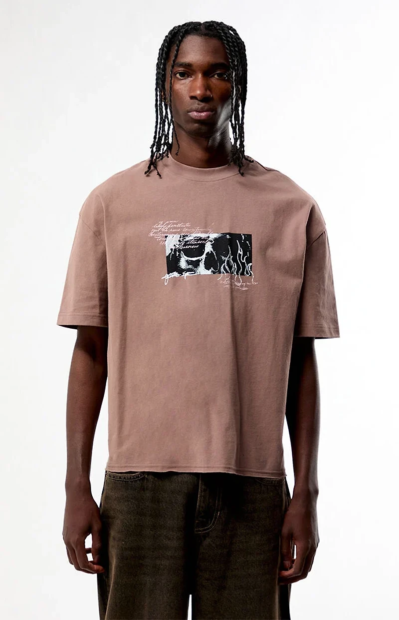 Pacsun What Remains Cropped Boxy T-Shirt