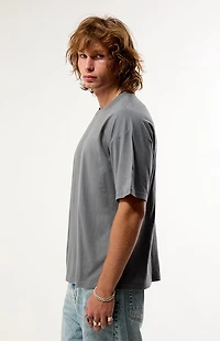 PS Basics Gray Basic Oversized T-Shirt