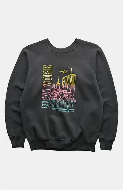 PS VINTAGE 90s New York Crew Neck Sweatshirt