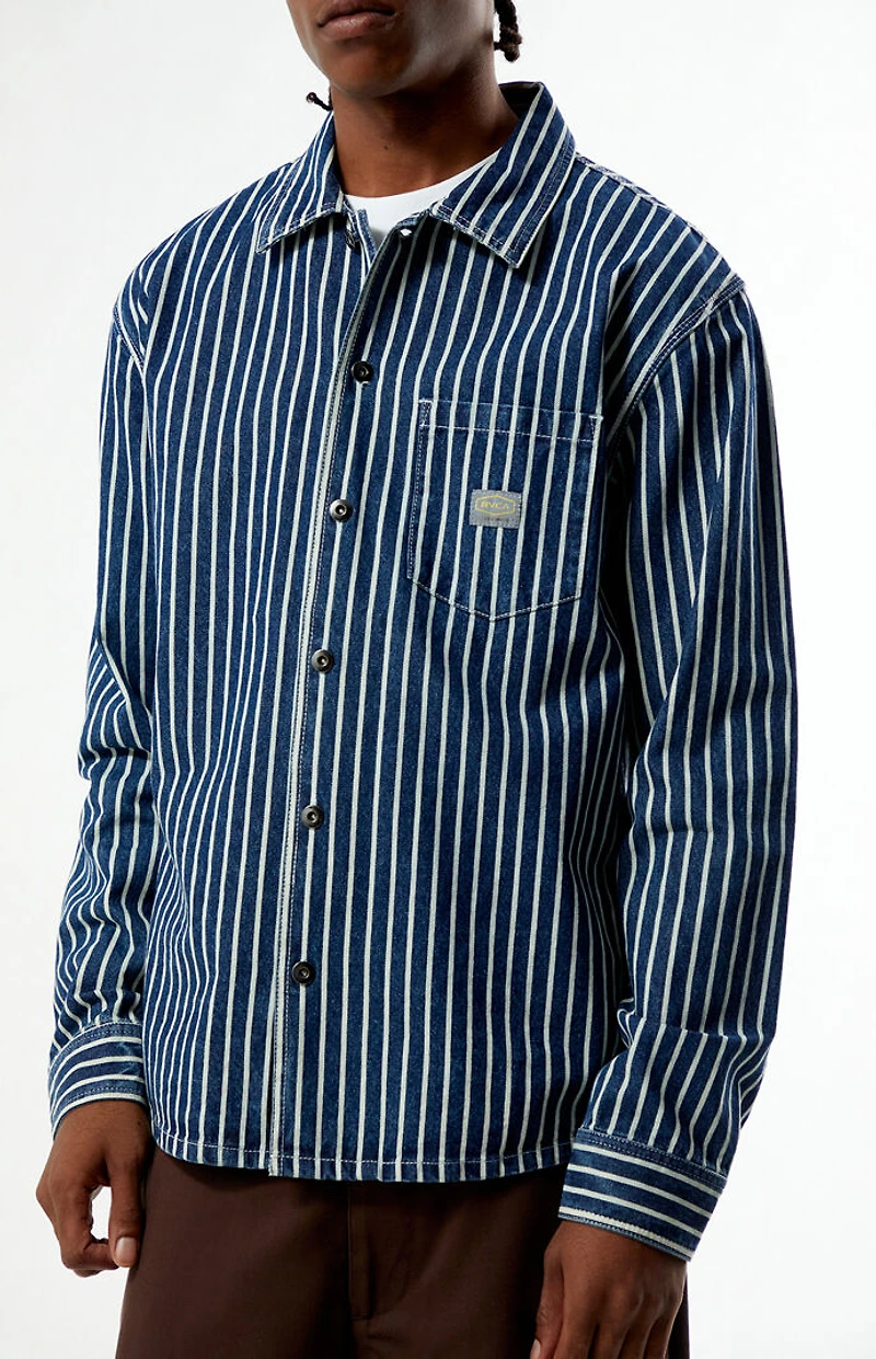 RVCA Dayshift Hickory Overshirt