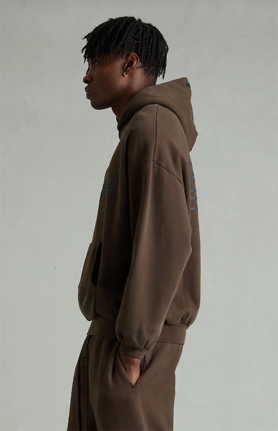 Fear of God ESSENTIALS Brown '90s Fleece Hoodie