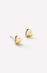 Ana Luisa Lev Stud Heart Earrings