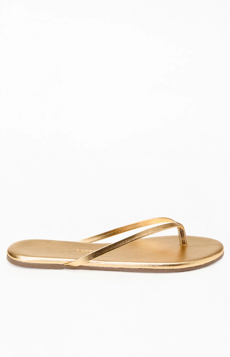 TKEES Women's Gold Metallics Sandals