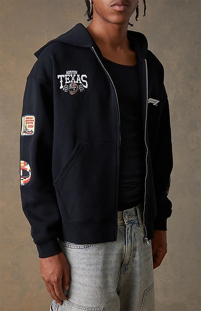 Formula 1 x Pacsun United States Grand Prix 2025 Austin Texas Zip Up Hoodie