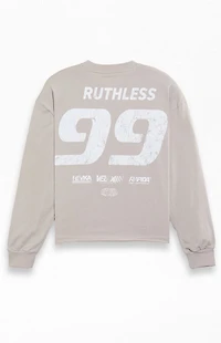 Pacsun Ruthless Cropped Long Sleeve T-Shirt
