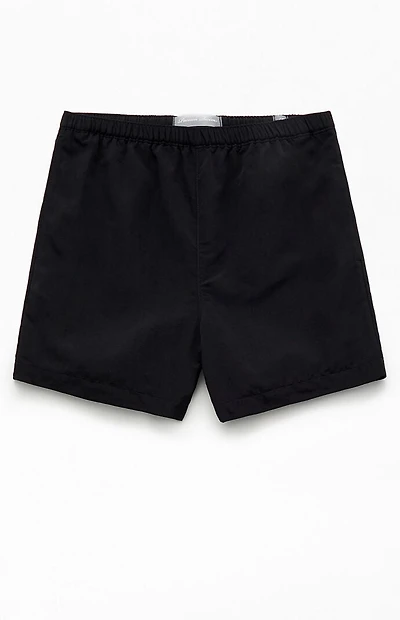 Pacsun Baggy Black 4.5" Swim Trunks