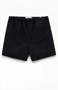 Pacsun Baggy Black 4.5" Swim Trunks