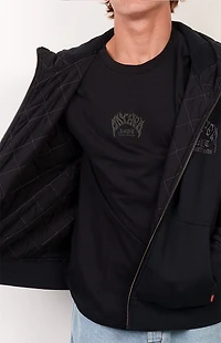 LOST Black Mayhem Heavyweight Full Zip Hoodie