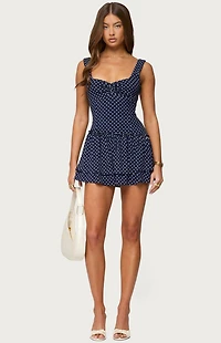 Edikted Mercedez Polka Dot Romper