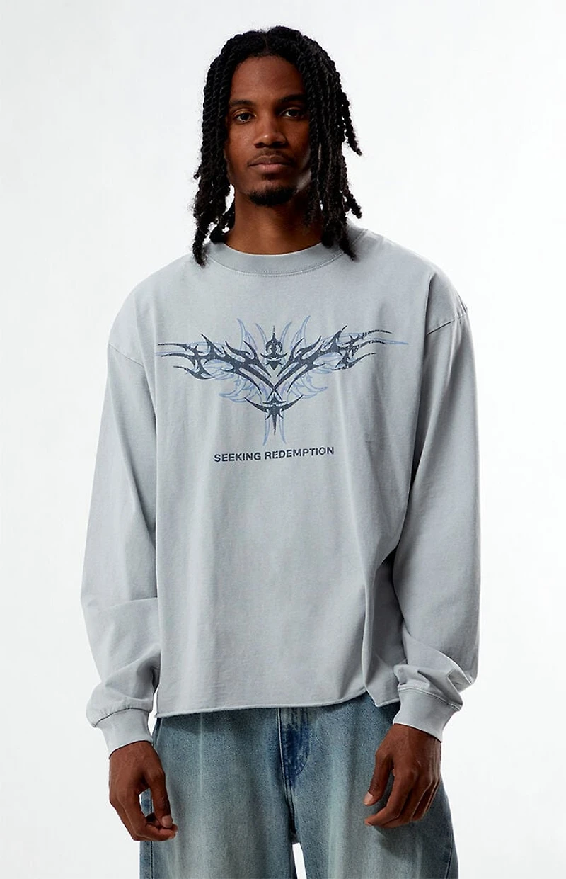 Pacsun Redemption Cropped Long Sleeve T-Shirt