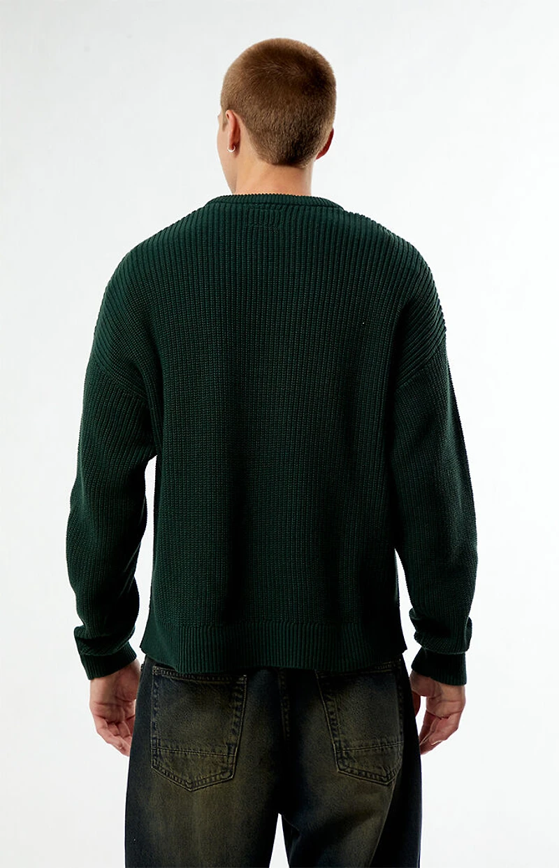 Pacsun Call Me By My Name Ribbed Crew Neck Sweater