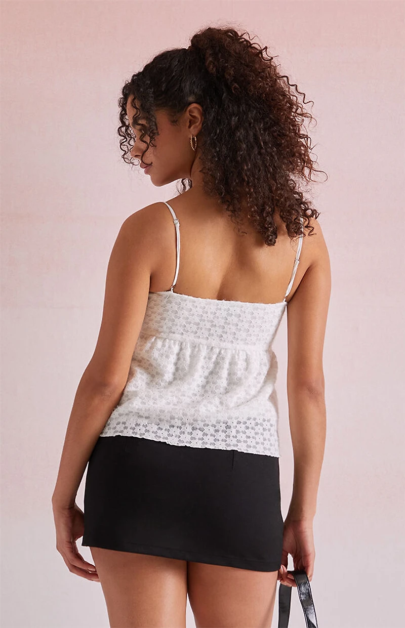 Beverly and Beck Carrie Floral Peplum Tank Top