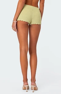Edikted Danika Crochet Shorts