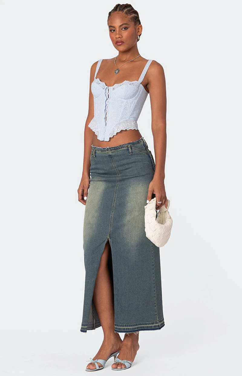 Edikted Asteria Eyelet Corset