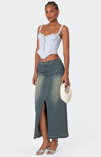 Edikted Asteria Eyelet Corset