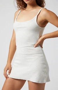 PAC 1980 Active Thick Ribbed Mini Dress