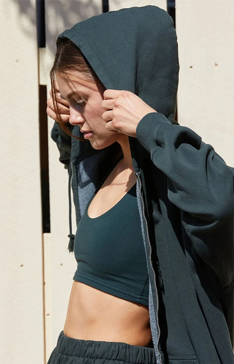 John Galt Green Full Zip Hoodie