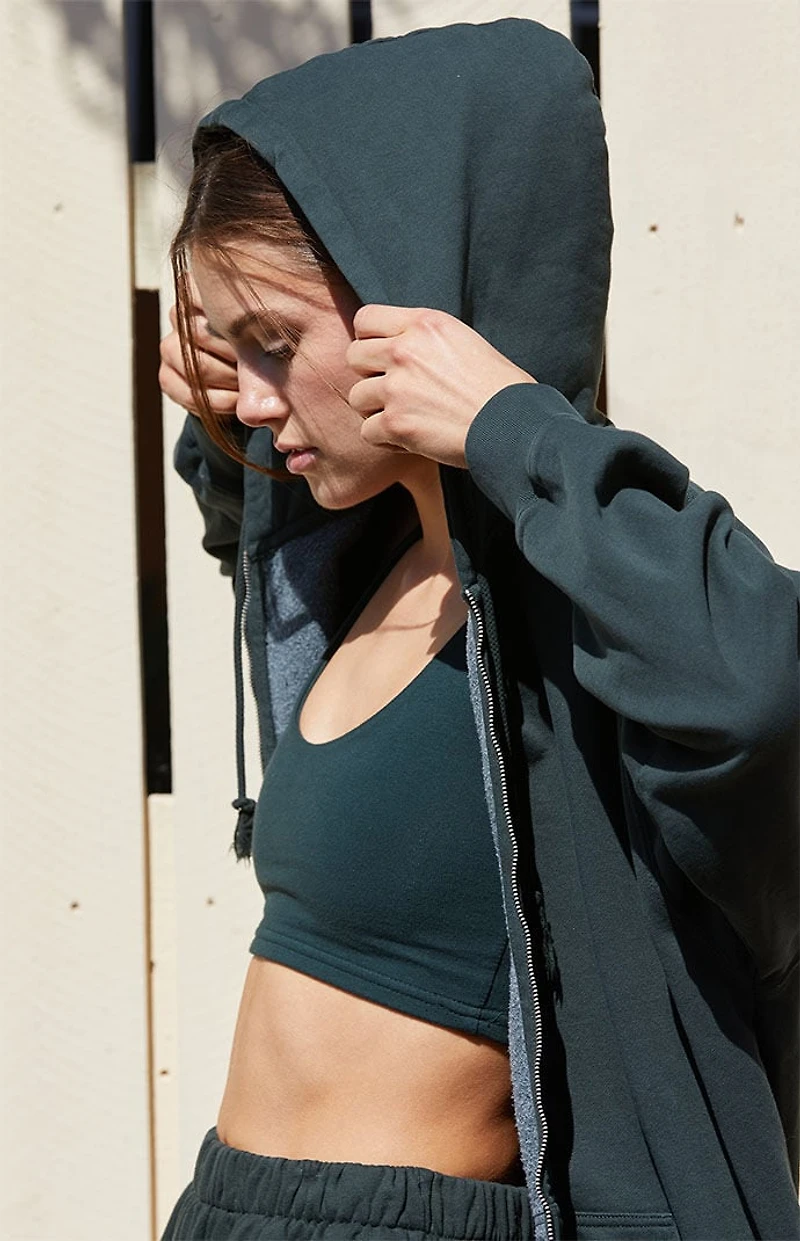 John Galt Green Full Zip Hoodie