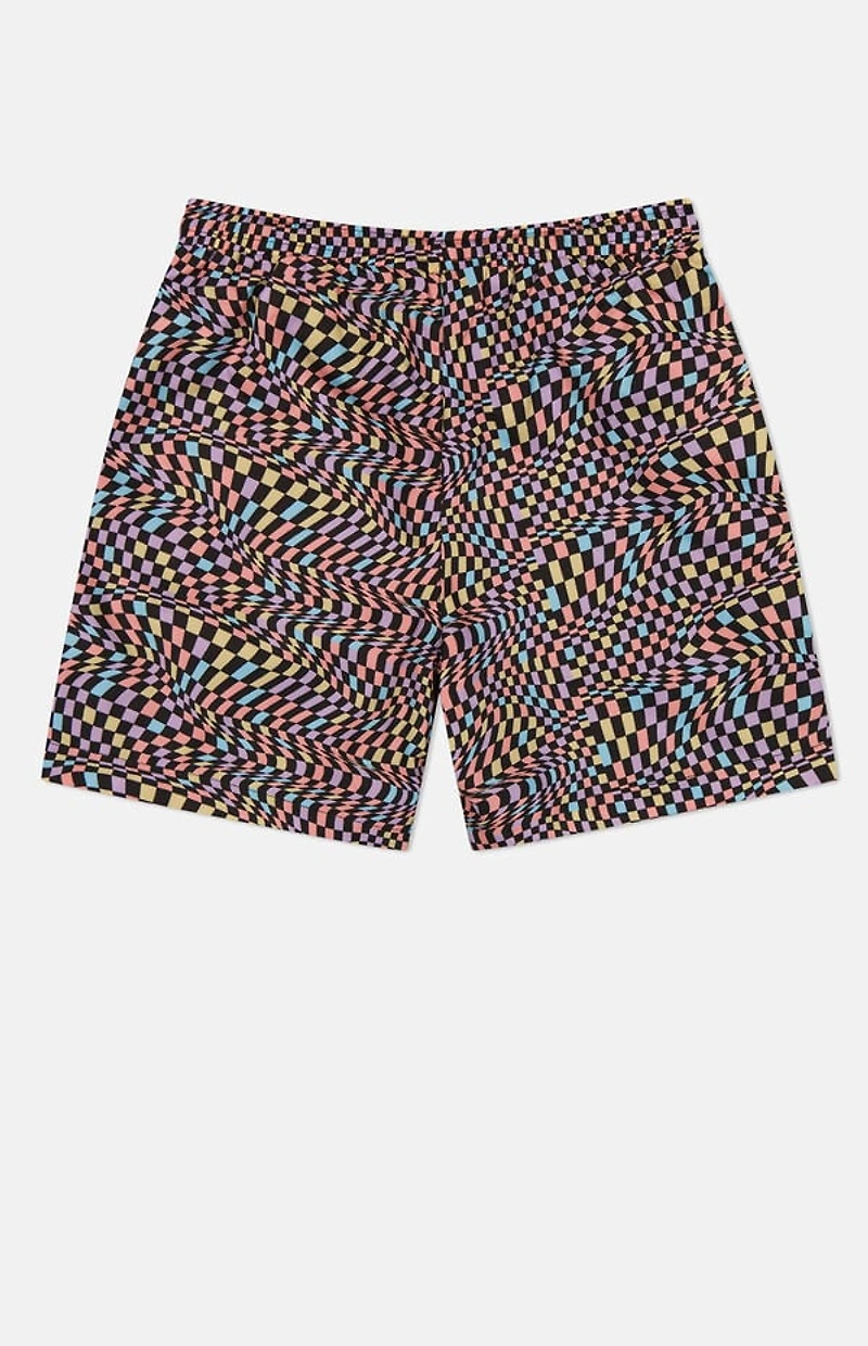 WeSC America Inc Zack Color Warp AOP 5" Swim Trunks
