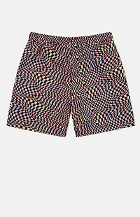 WeSC America Inc Zack Color Warp AOP 5" Swim Trunks