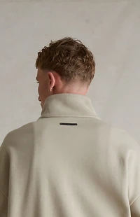 Fear of God ESSENTIALS Timber & Cloud White Modern Fleece Track Jacket