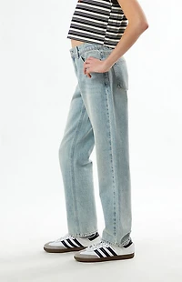 Pacsun Kids Light Indigo '90s Straight Jeans