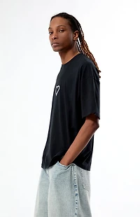 Pacsun Thorn Heart Embroidered T-Shirt