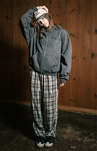 Lonely GHOST Text Me When You Get Zip Up Hoodie