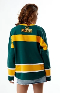 Wild Collective NFL x PacSun Green Bay Packers Crew Neck Oversized Sweatshirt
