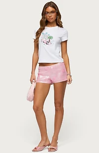 Edikted City Angel Beaded Baby T-Shirt