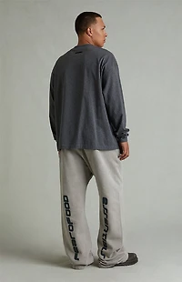 Fear of God ESSENTIALS Smoke Grey Fleece Flare Sweatpants