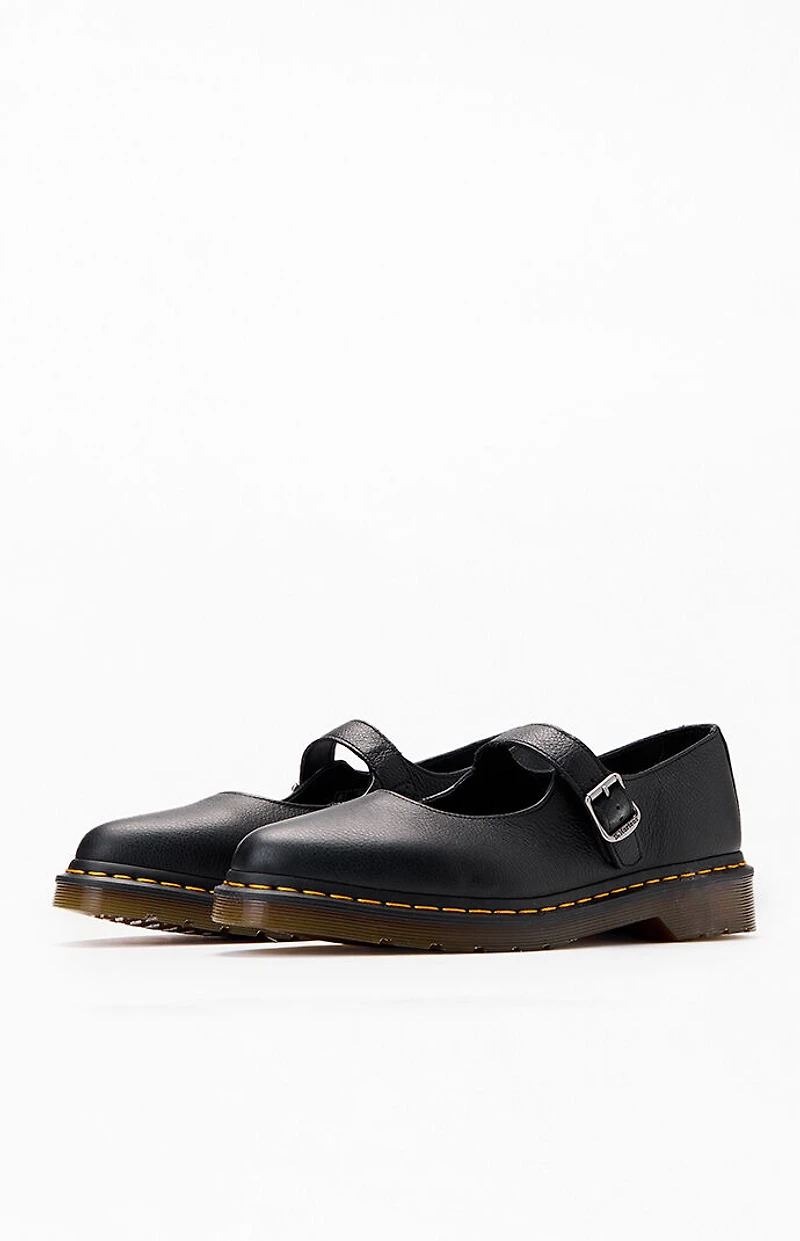 Dr Martens Elphie Leather Mary Jane Sneakers