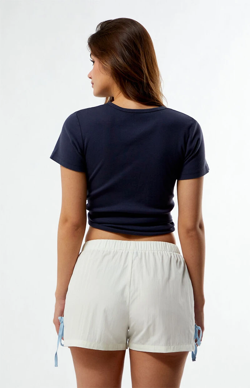 Pacsun Side Stripe Bow Athletic Shorts