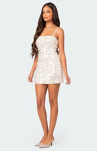 Edikted Ibiza Sequin Mini Dress