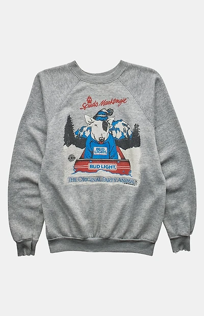 PS VINTAGE '80s Spuds Mackenzie Bud Light Crew Neck Sweatshirt