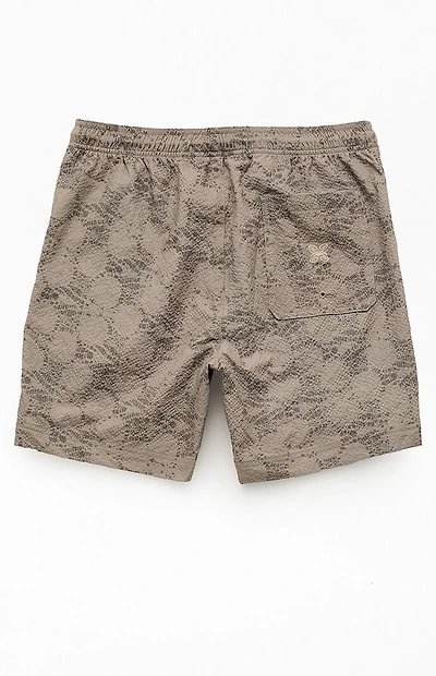 Pacsun Shell Seersucker 6.5" Swim Trunks
