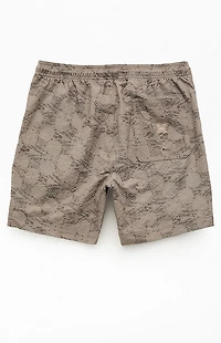 Pacsun Shell Seersucker 6.5" Swim Trunks
