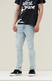 Pacsun Bryce Stacked Skinny Jeans Stretch Indigo