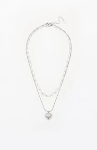 LA Hearts Heart Layered Necklace